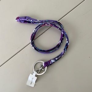 Vera Bradley breakaway landyard Enchanted garden